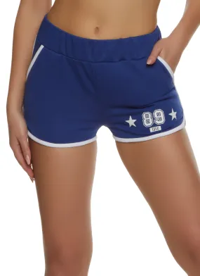 89 Contrast Trim Dolphin Shorts