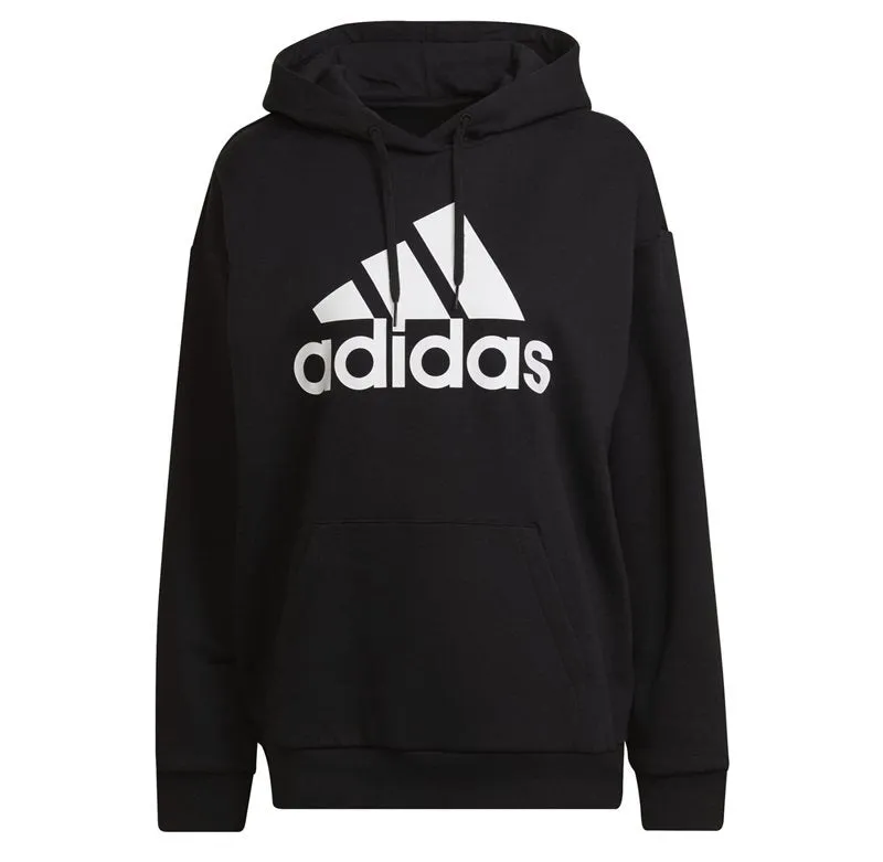 adidas Essentials Boyfriend Logo Hoodie - Womens - Black