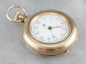 Antique "C" Monogram Gold Pocket Watch