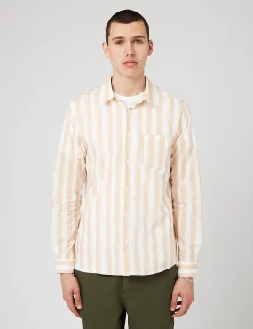 A.P.C. Matthieu Stripe Shirt (Cotton) - Rose Pink