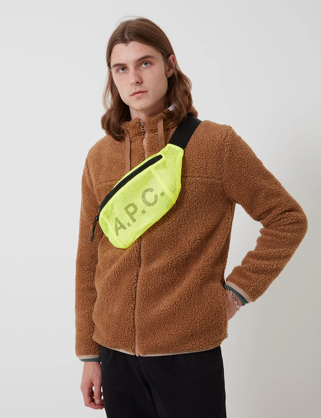 A.P.C. Rebound Banana Backpack - Fluorescent Yellow