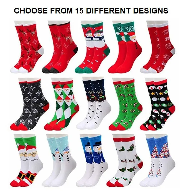 Christmas Holiday Socks (Adult Medium - Women's Shoe Sizes 5-10)