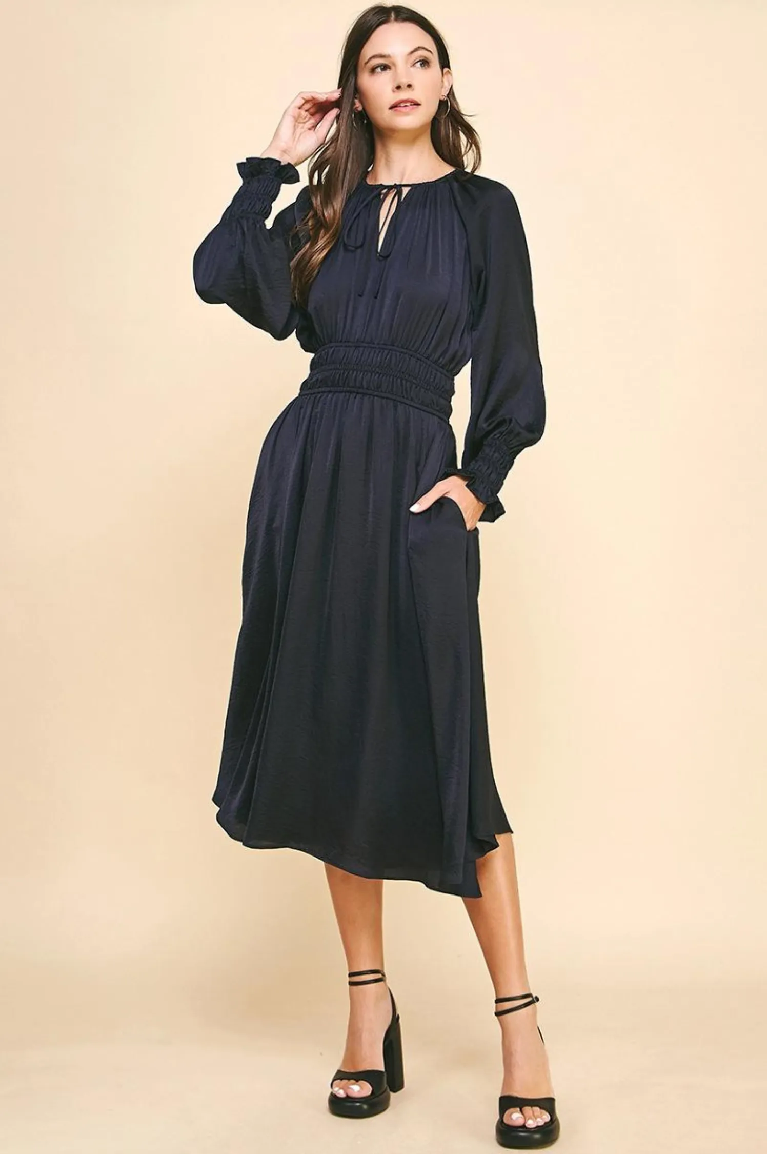 Ellen Long Sleeve Maxi Dress