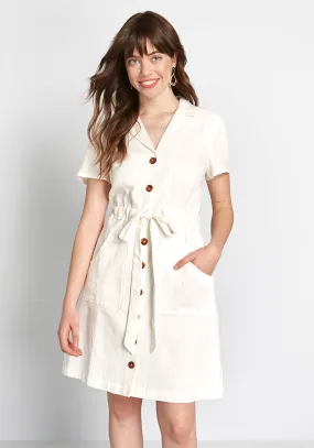 Enthralled Again Shirt Dress