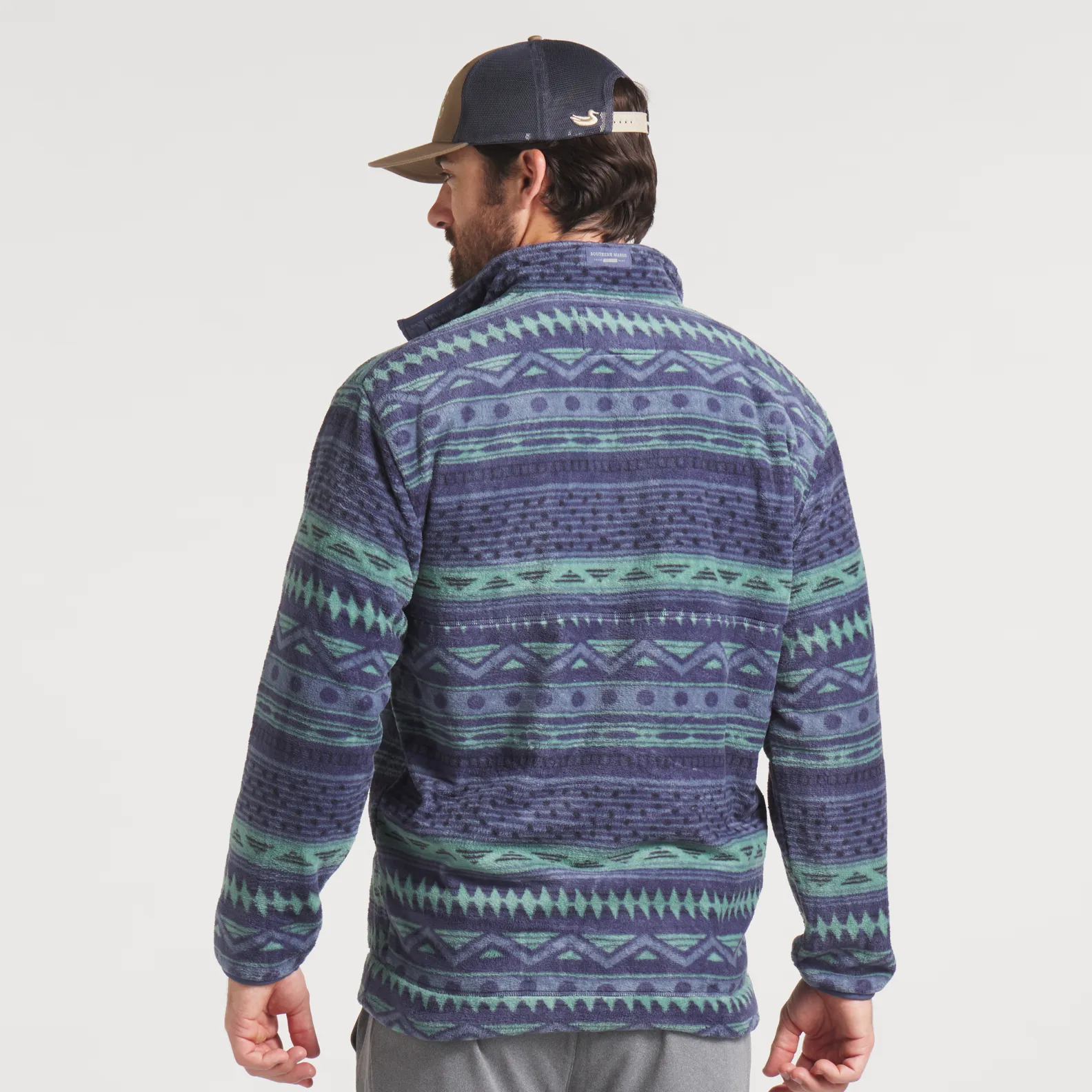 Four Corners Printed Pullover