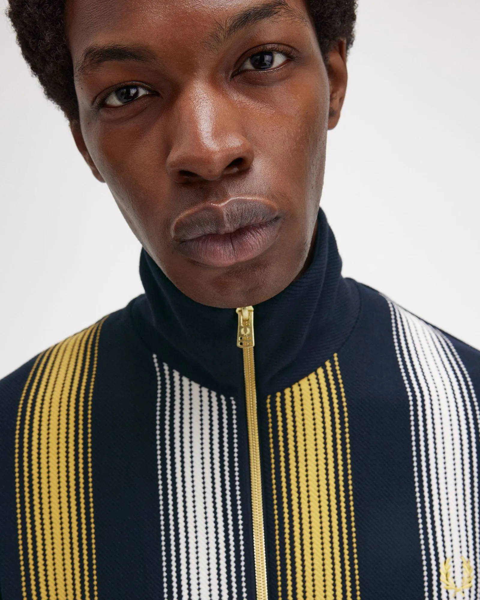 Fred Perry Ombre Stripe Track Jacket - Navy