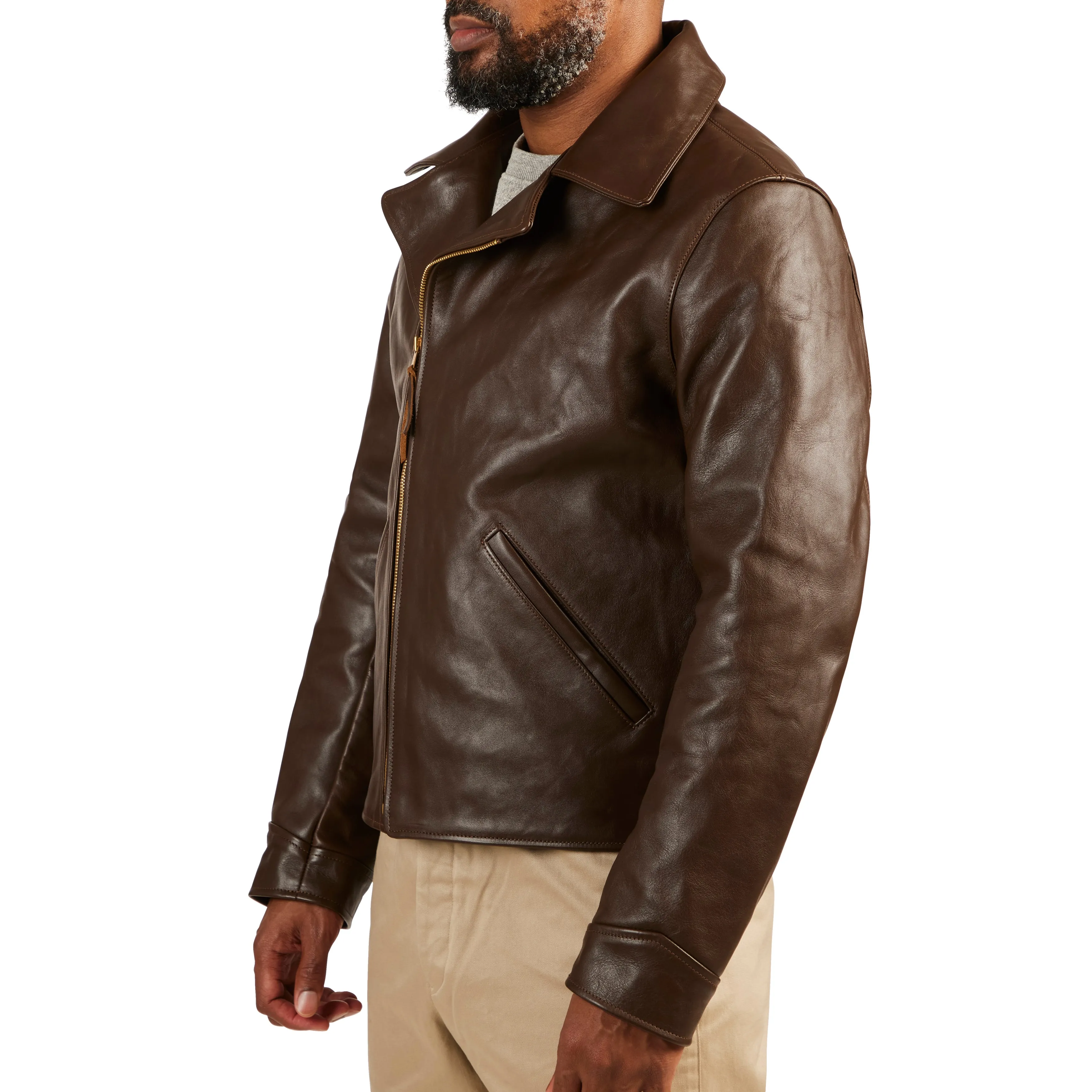 Horsehide Leather Double Rider Jacket