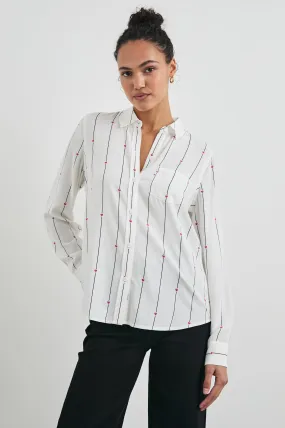 KATHRYN SHIRT - STRIPED HEARTS