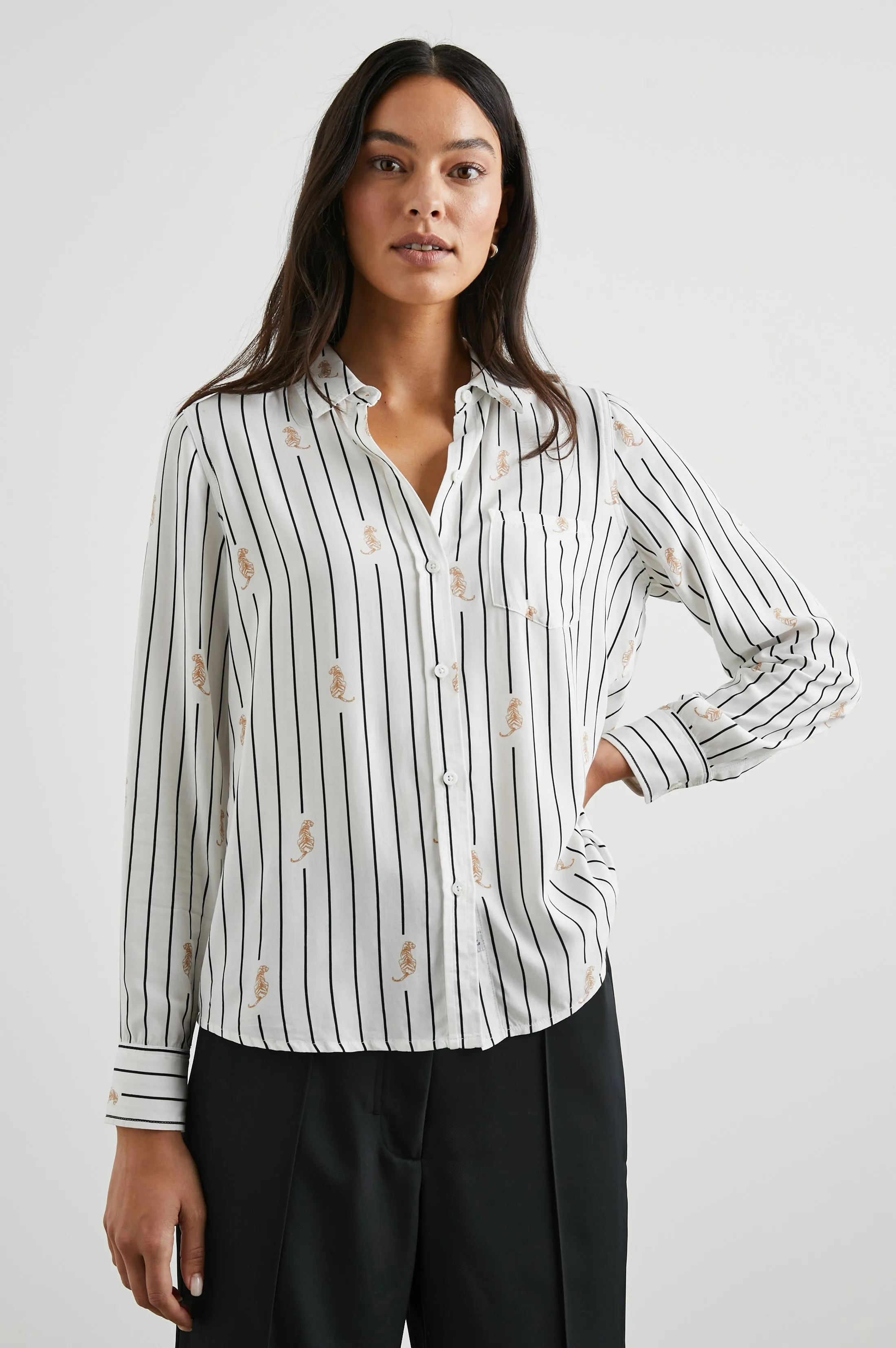 KATHRYN SHIRT - STRIPED TIGERS