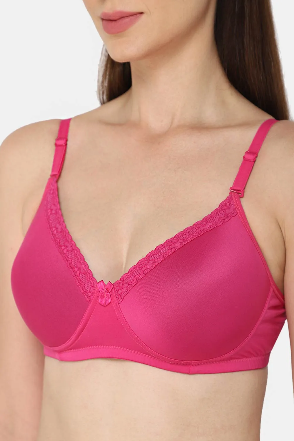 Medium Coverage Back Closure Intimacy Trendy Padded Vogue Bra - UC05