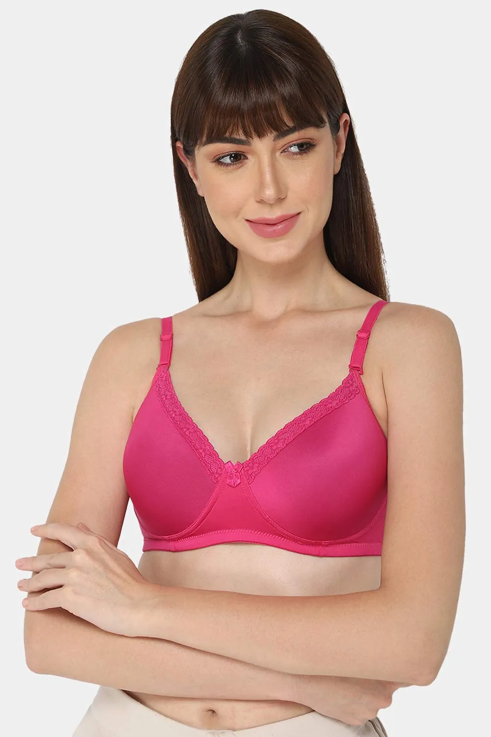 Medium Coverage Back Closure Intimacy Trendy Padded Vogue Bra - UC05