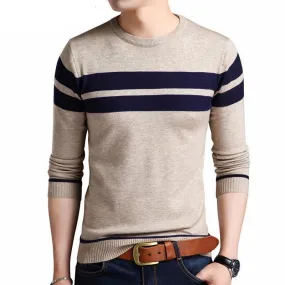 Men Knitted Cashmere Wool Pullover