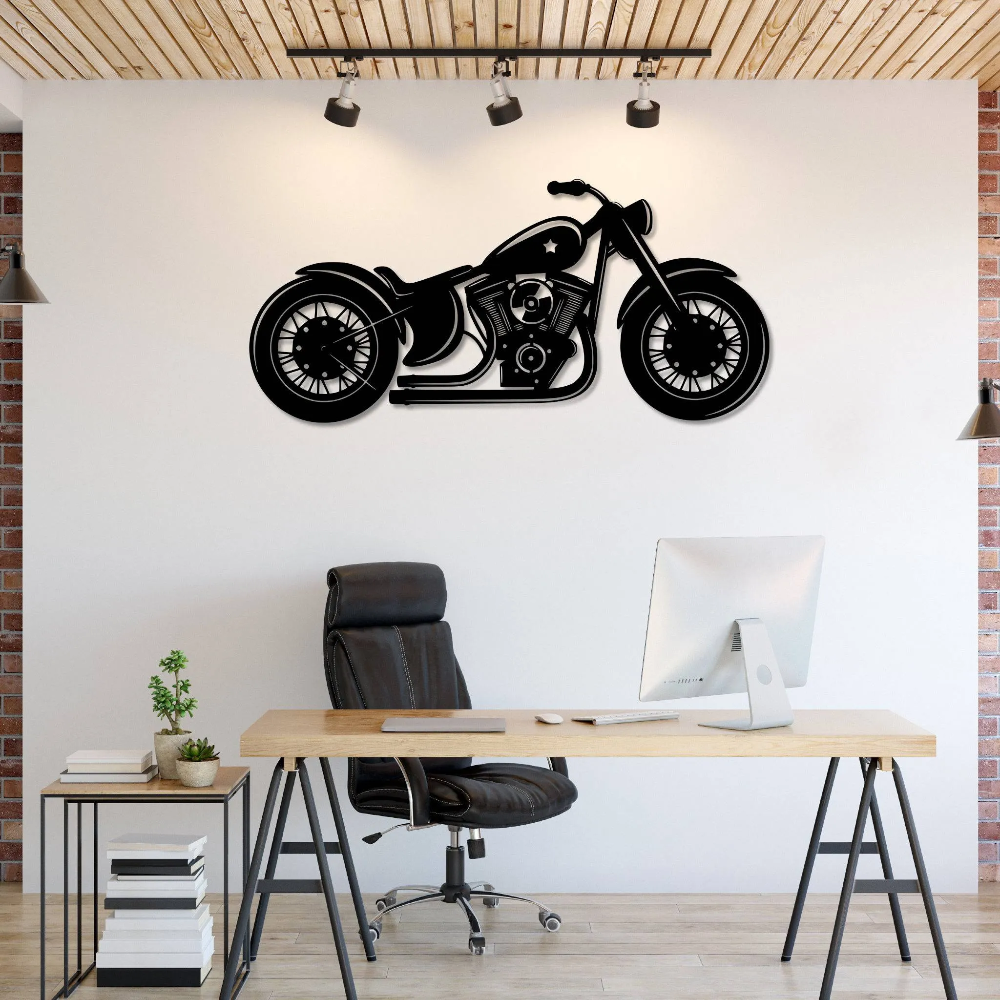 Motorcycle - Metal Wall Art