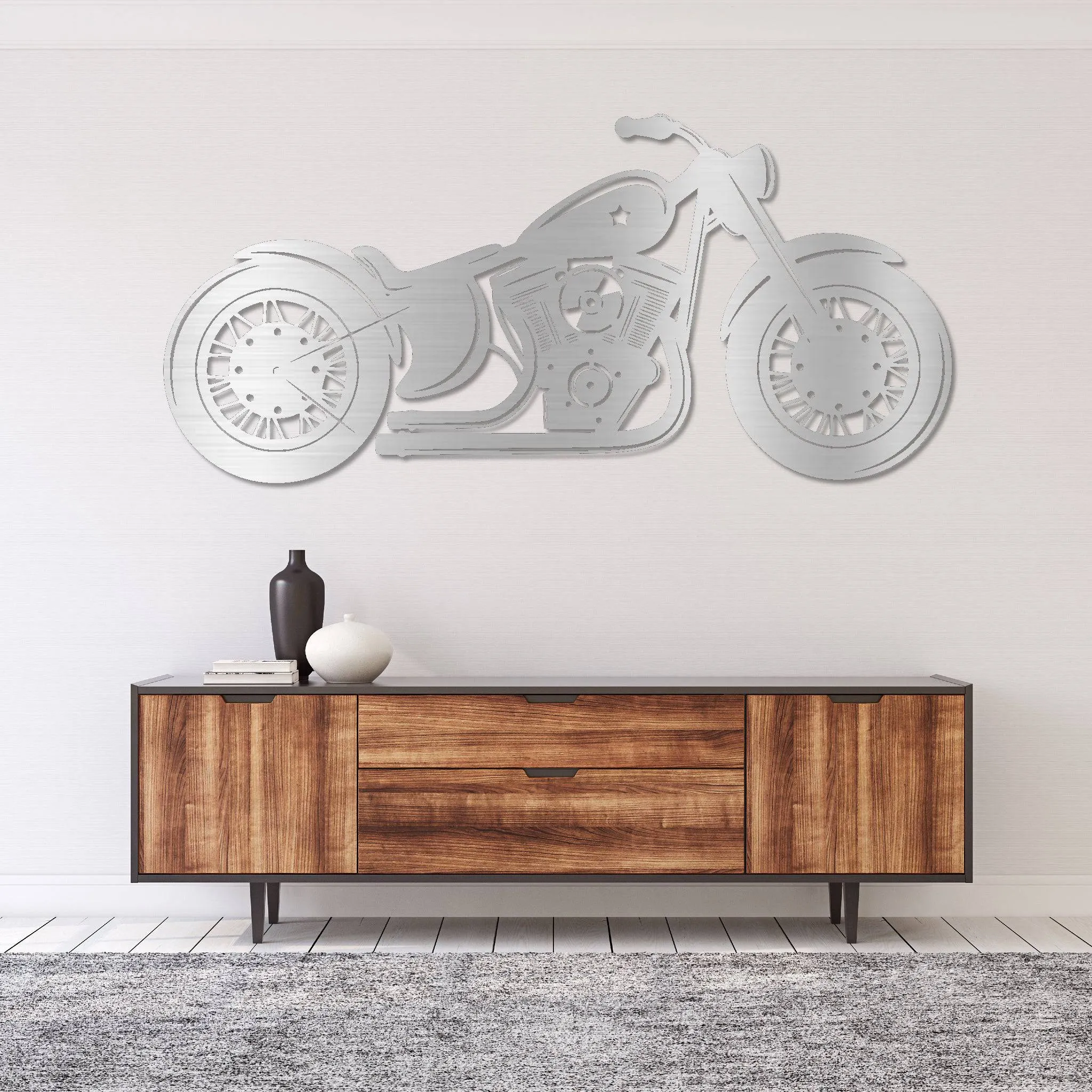 Motorcycle - Metal Wall Art