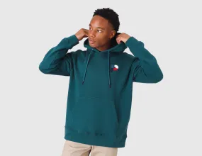 Parlez Roseau Pullover Hoodie / Deep Green