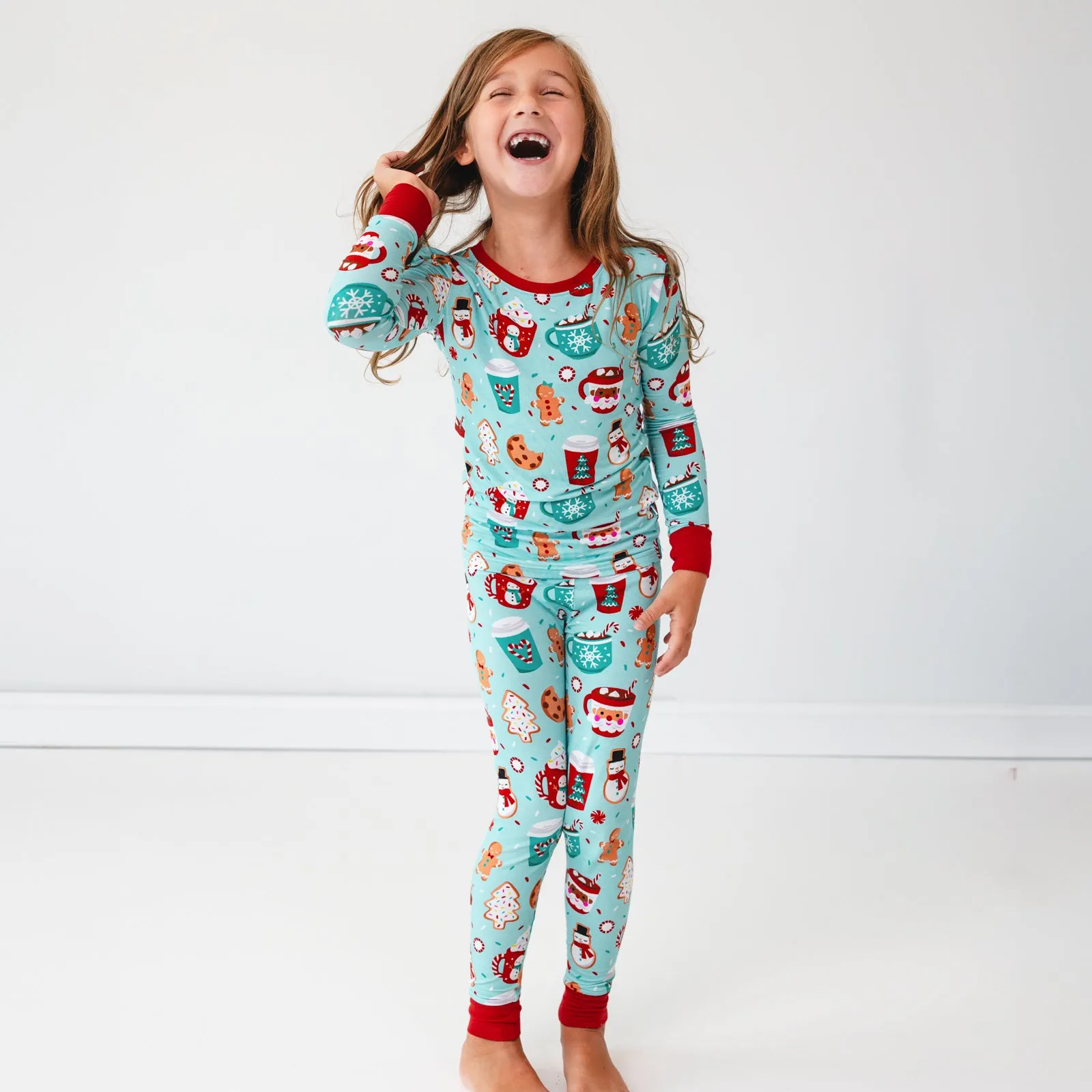 Peppermint Mocha Two-Piece Pajama Set