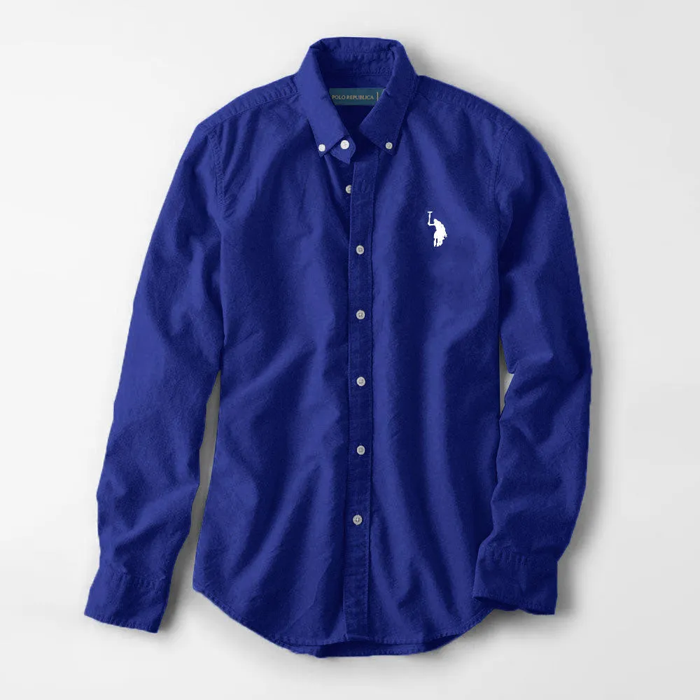 Polo Republica Men's Premium Pony Embroidered Plain Casual Shirt II