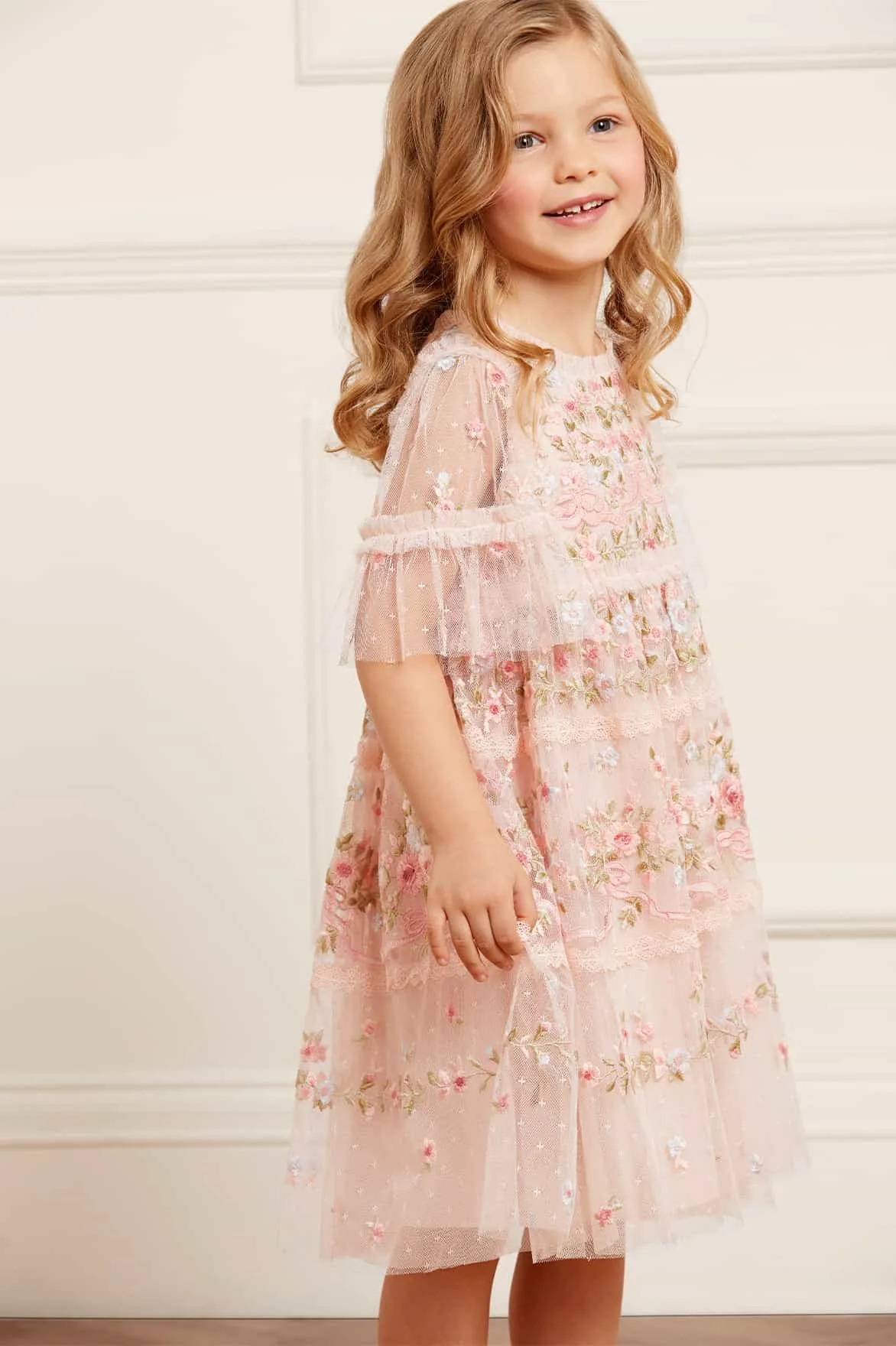 Ribbon Bouquet Kids Dress