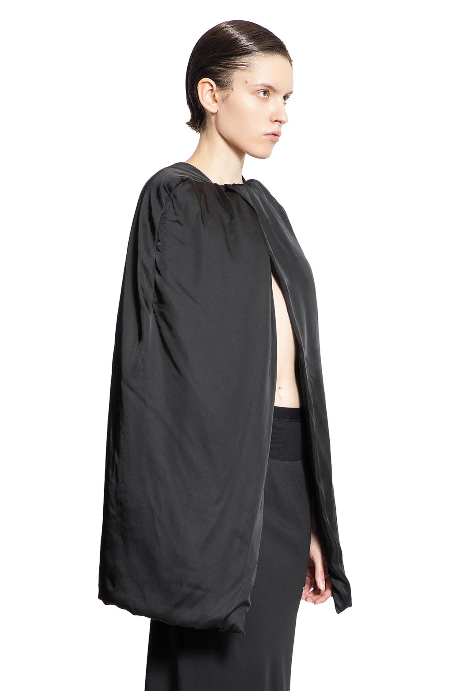 RICK OWENS WOMAN BLACK COATS