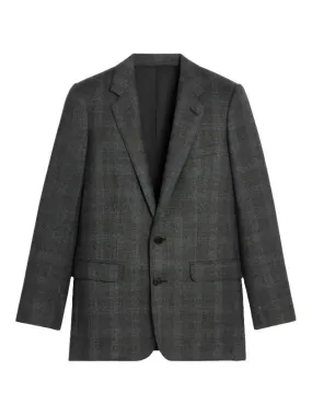 Single Breasted Wool Jacket Grey