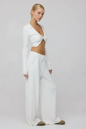 Skylar Rib in White