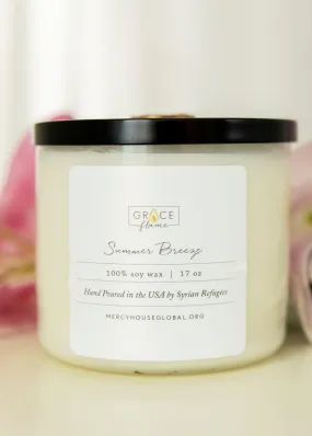 Summer Breeze Candle | 17 oz. Grace Flame